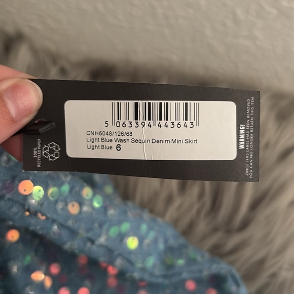 Pretty Little Thing X Megan Moroney Denim Corset & Matching Skirt - Picture 4 of 5